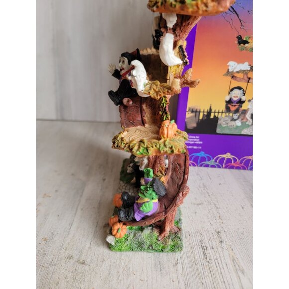 Vintage fantasy tree house Halloween village accessory ghost home decor - Picture 12 of 16
